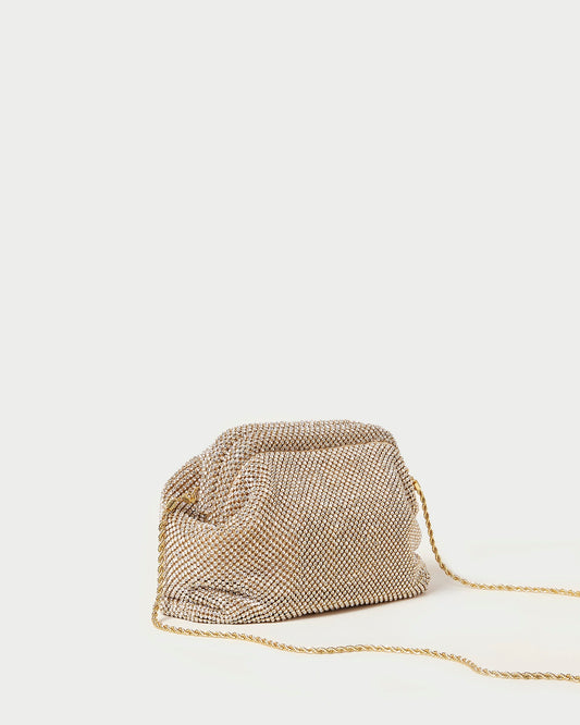Doreen Gold Diamanté Frame Pouch | Loeffler Randall Women