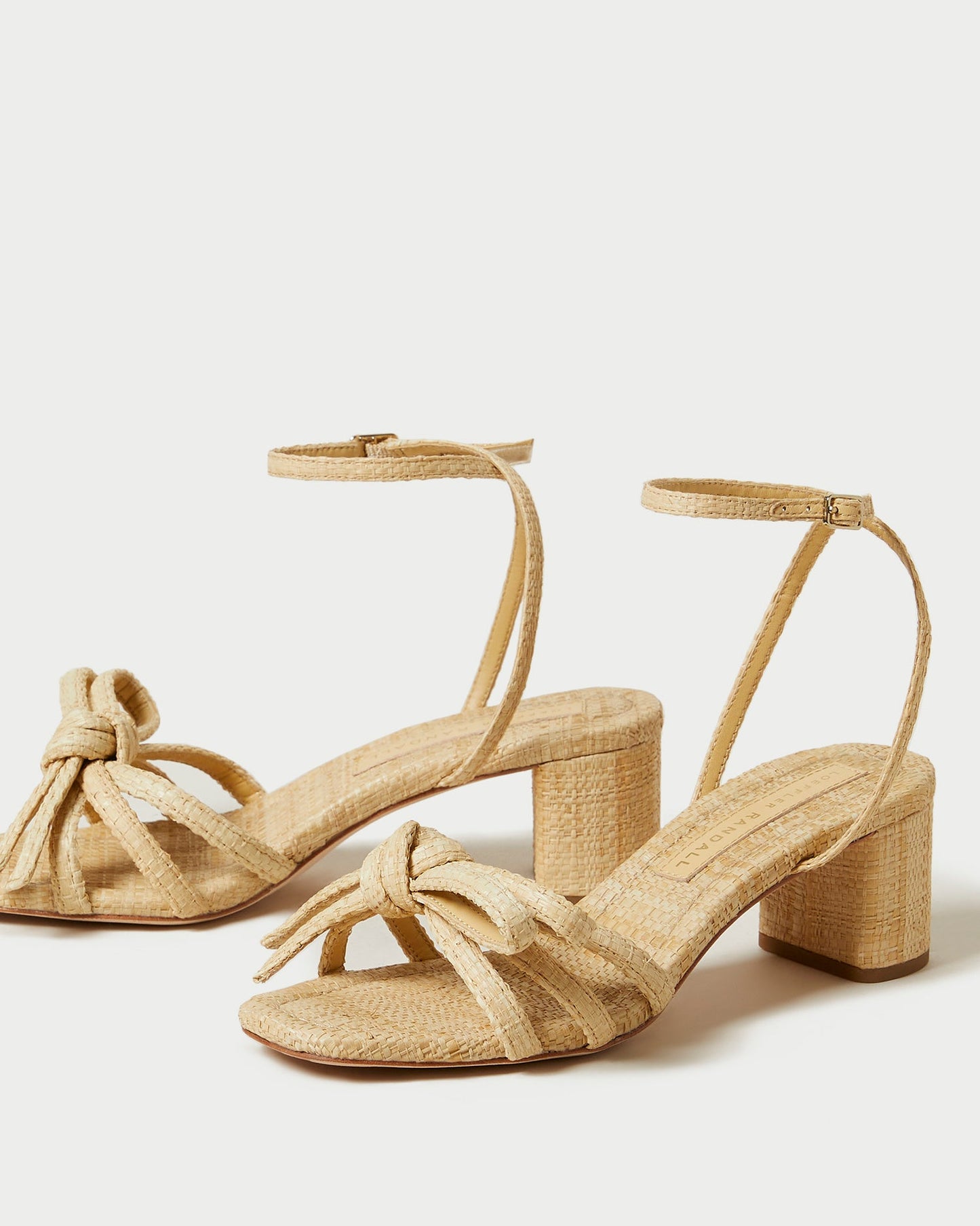 Mikel Natural Bow Mid-Heel Sandal | Loeffler Randall Women