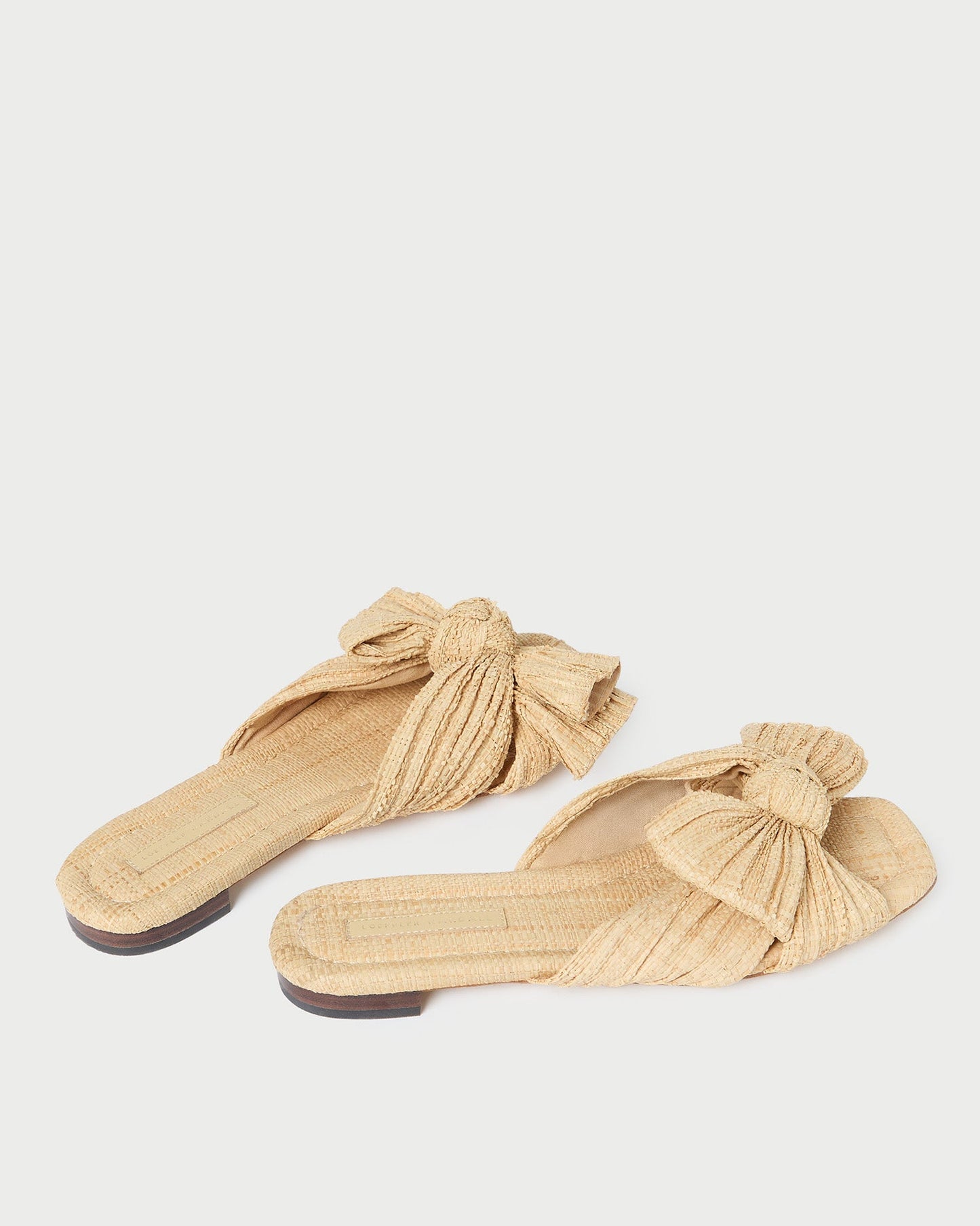 Daphne Natural Bow Slide Sandal | Loeffler Randall Women