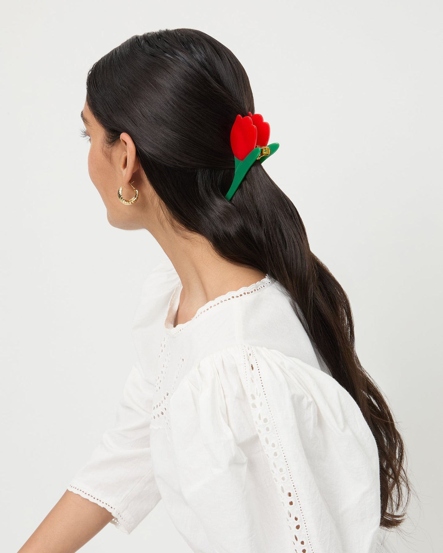 Juniper Red/Pink Tulip Clip Set | Loeffler Randall Women