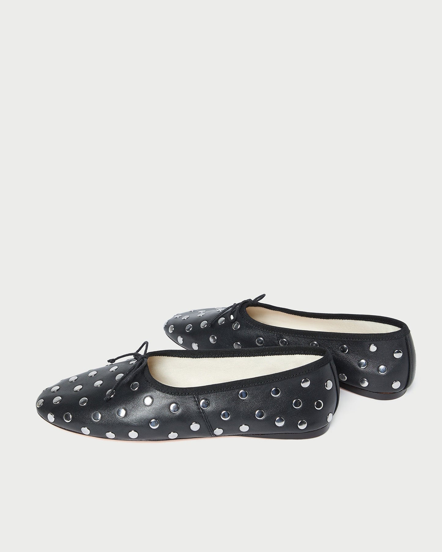 Landon Black/Silver Ballet Flat | Loeffler Randall Women