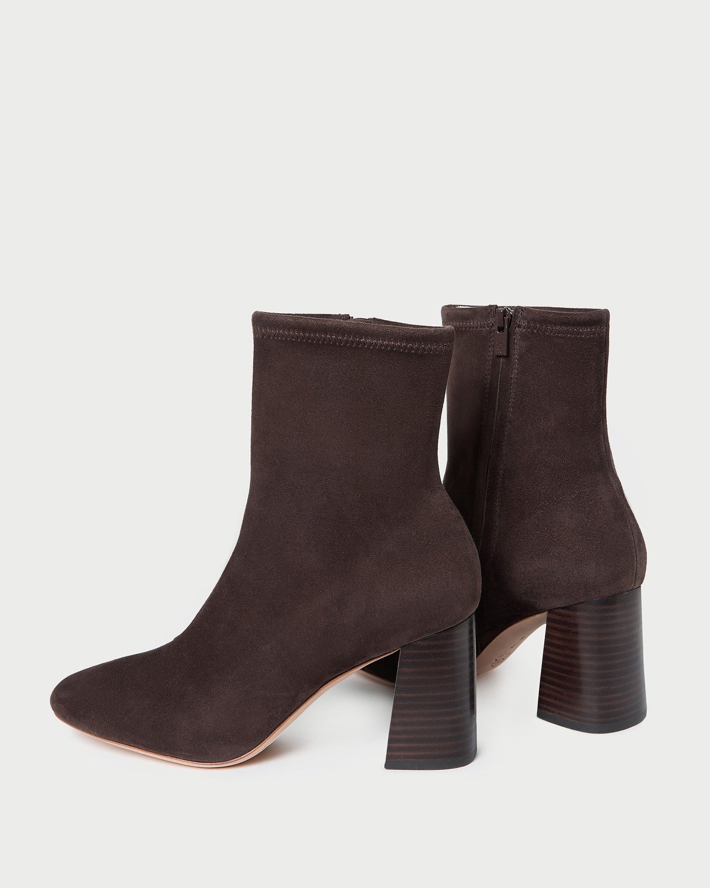 Elise Brown Suede Stretch Bootie | Loeffler Randall Women