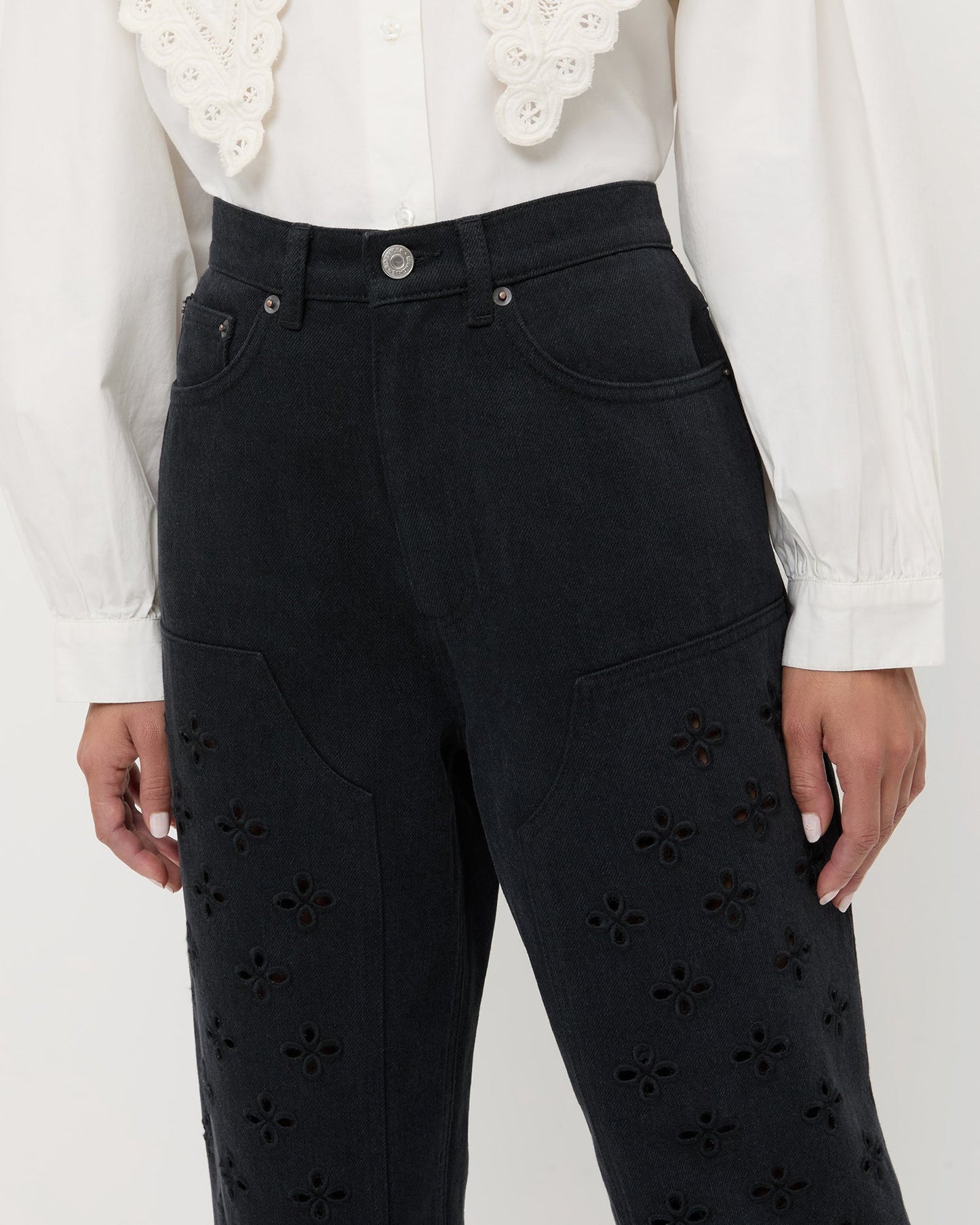 Demi Embroidered Pant | Loeffler Randall Women