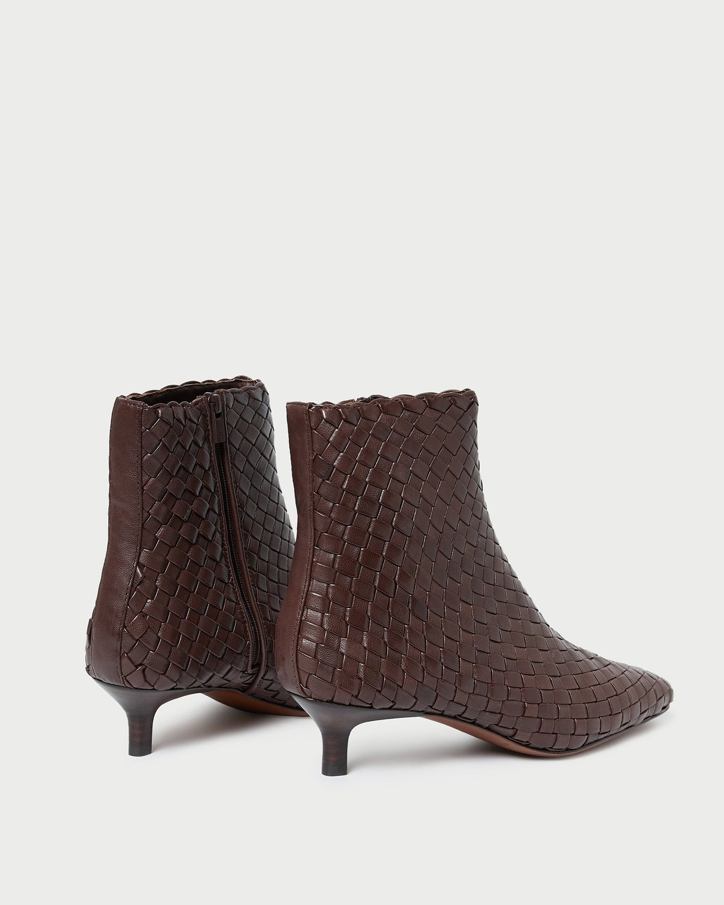 Marcella Espresso Woven Ankle Boot | Loeffler Randall Women
