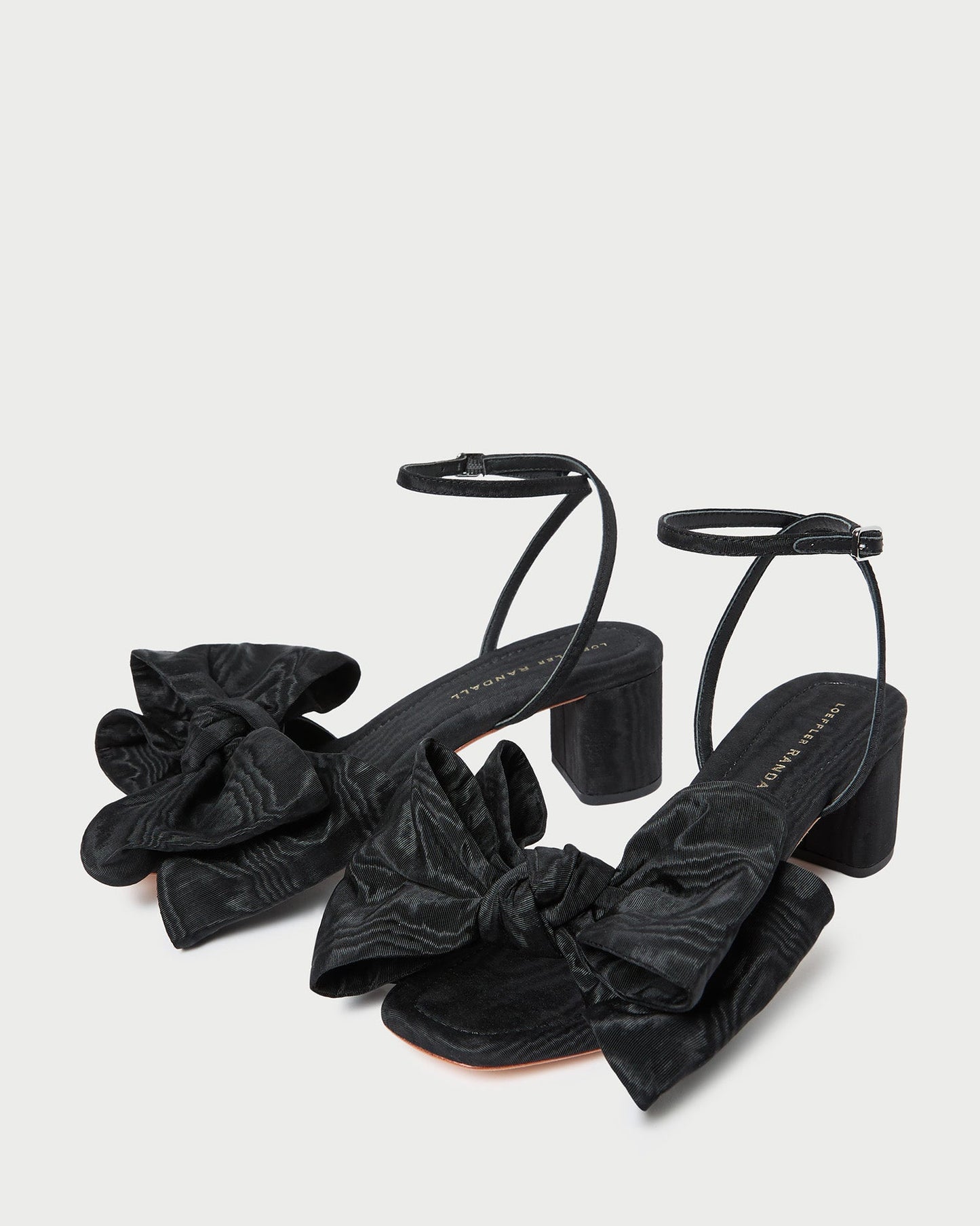 Carmen Black Moiré Bow Sandal | Loeffler Randall Women