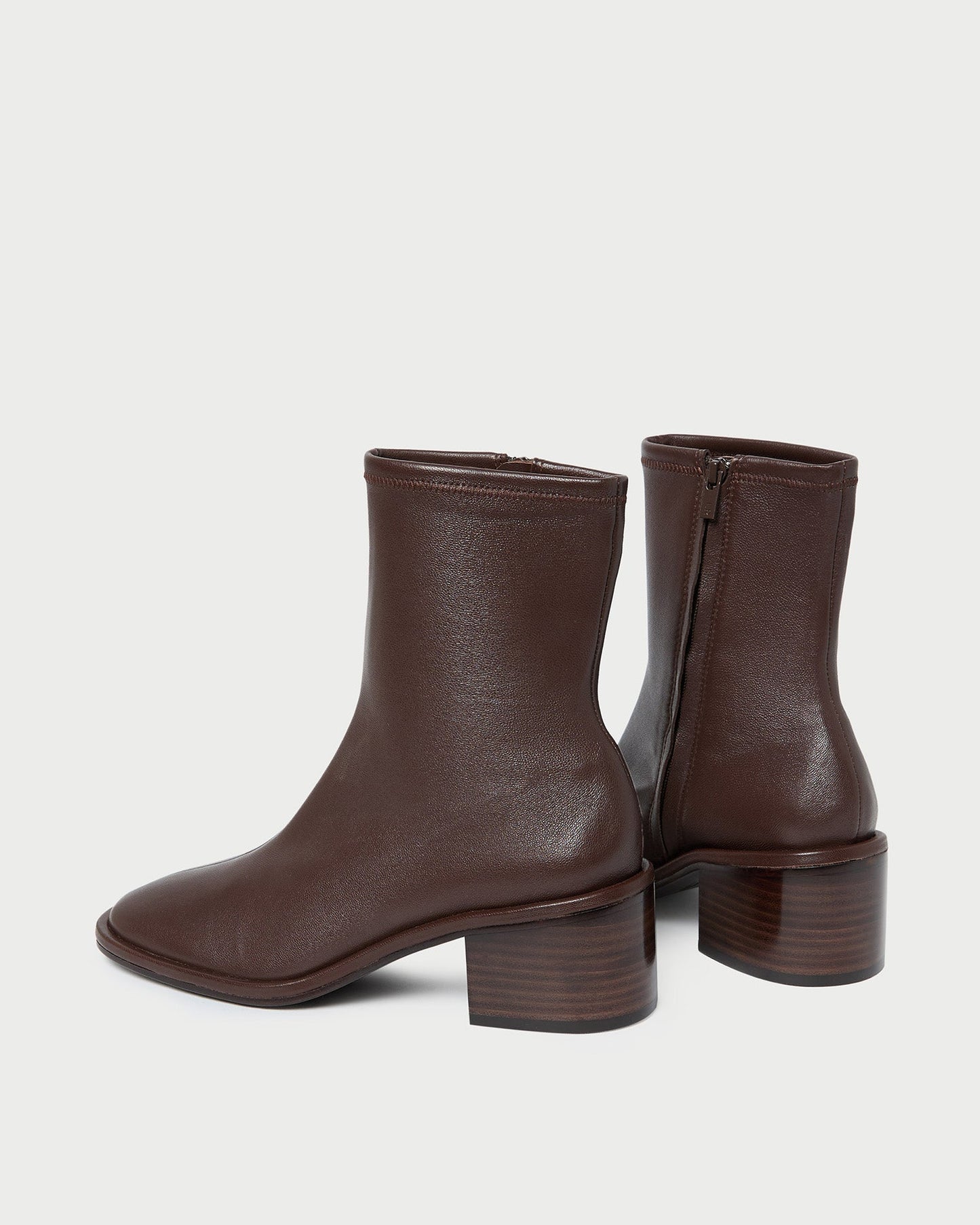 Roxy Espresso Leather Ankle Bootie | Loeffler Randall Women