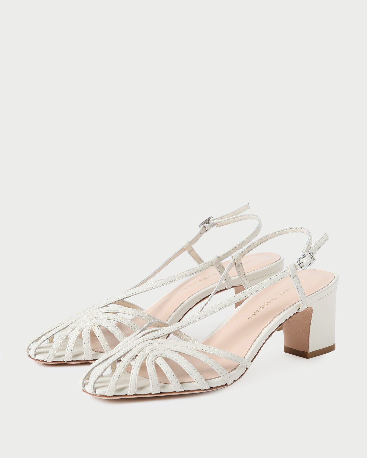 Priscilla Cream Heeled Sandal | Loeffler Randall Women