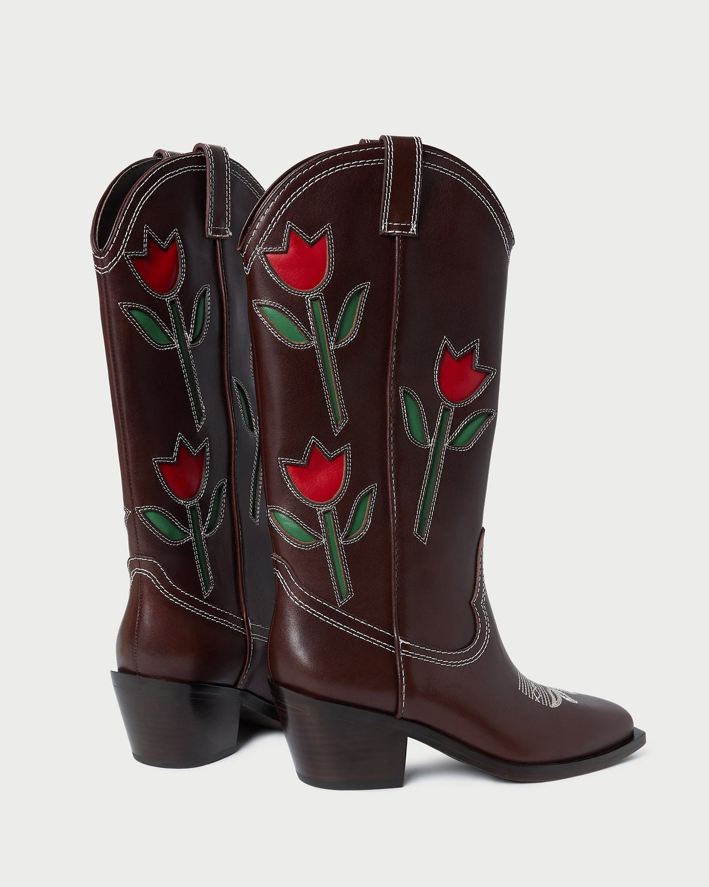 Wilder Espresso Leather Tulip Boot | Loeffler Randall Women