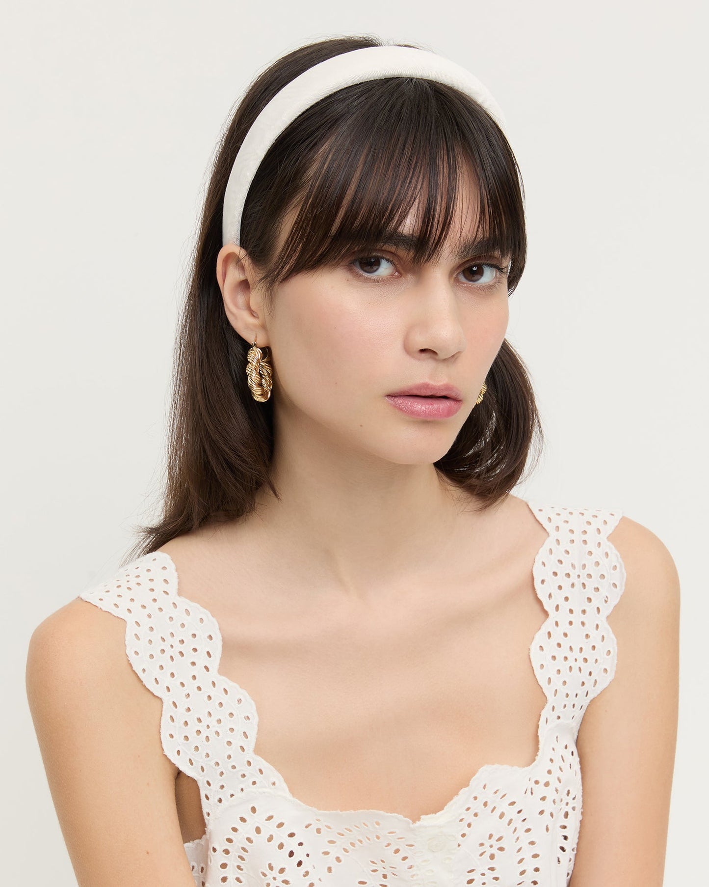 Marina Cream Puffy Headband | Loeffler Randall Women