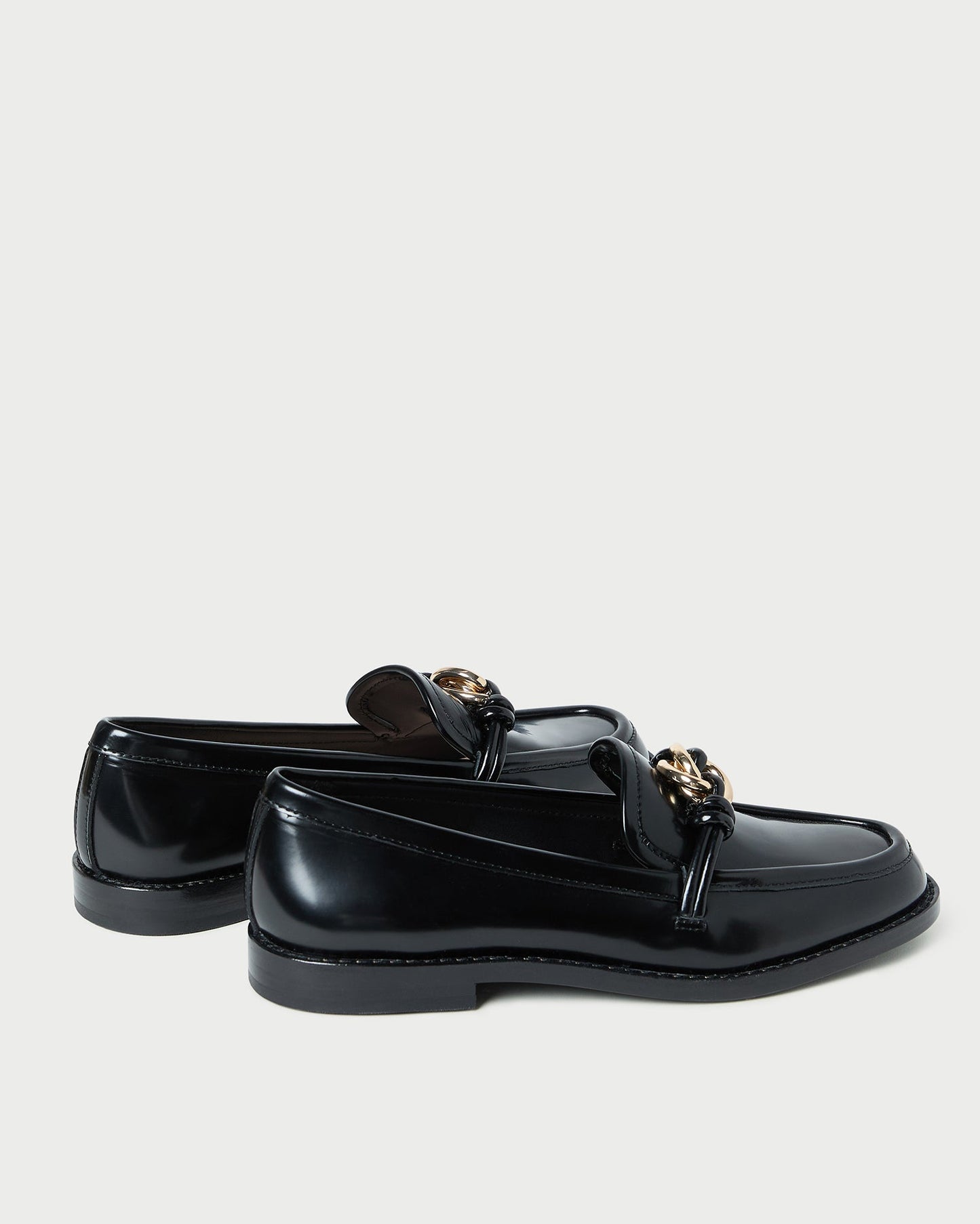 Roma Black Leather Loafer | Loeffler Randall Women