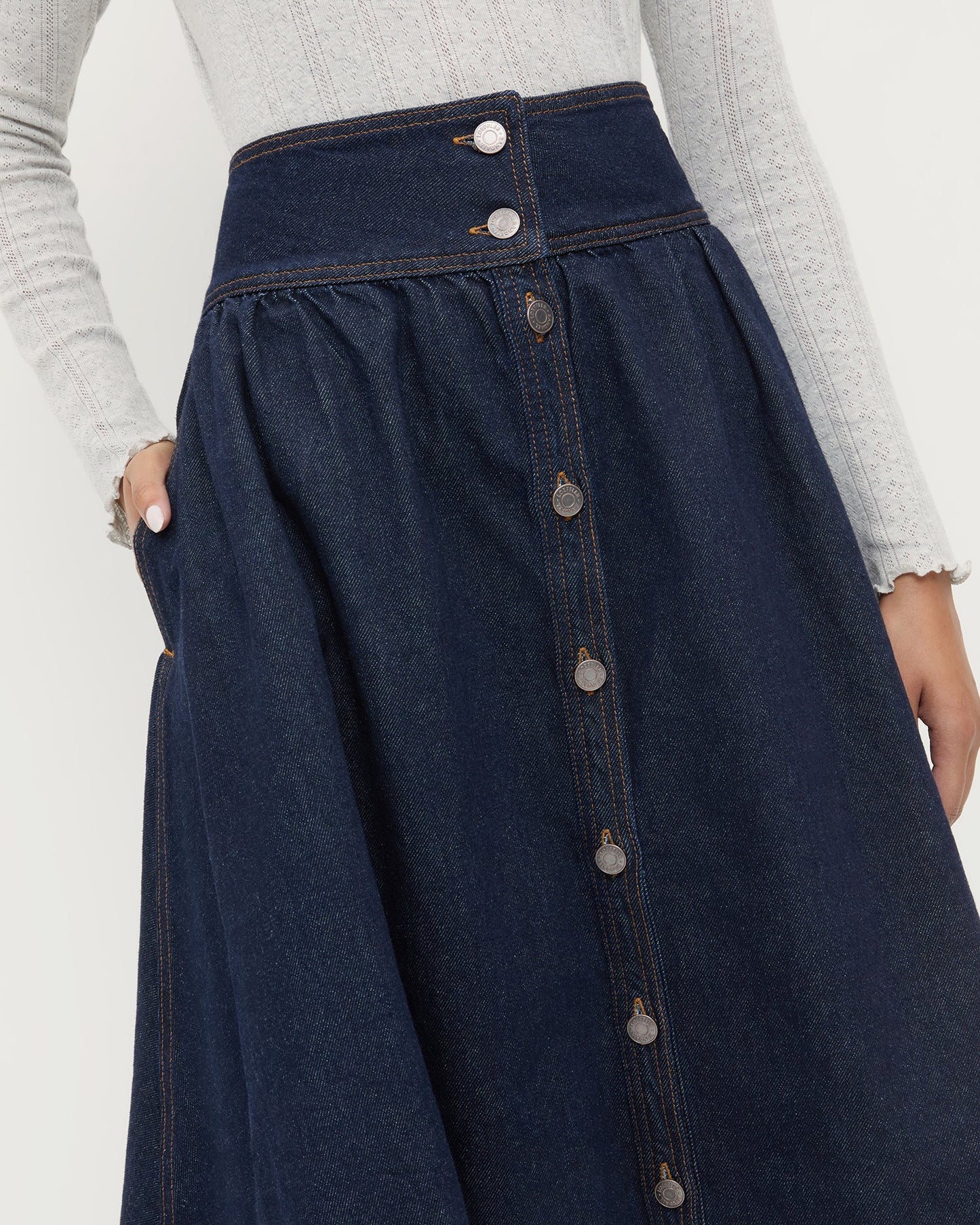 Ruthie Denim Skirt | Loeffler Randall Women