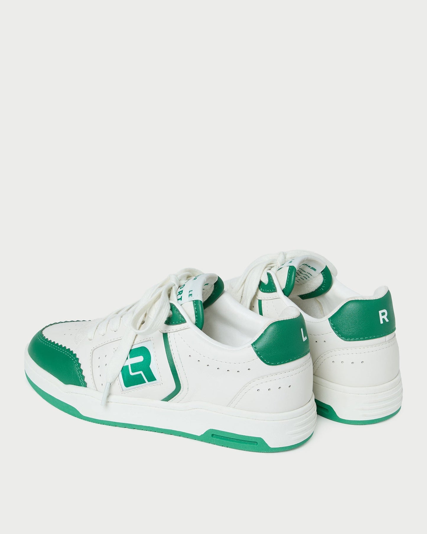 Topspin Cream/Green Court Sneaker | Loeffler Randall Women