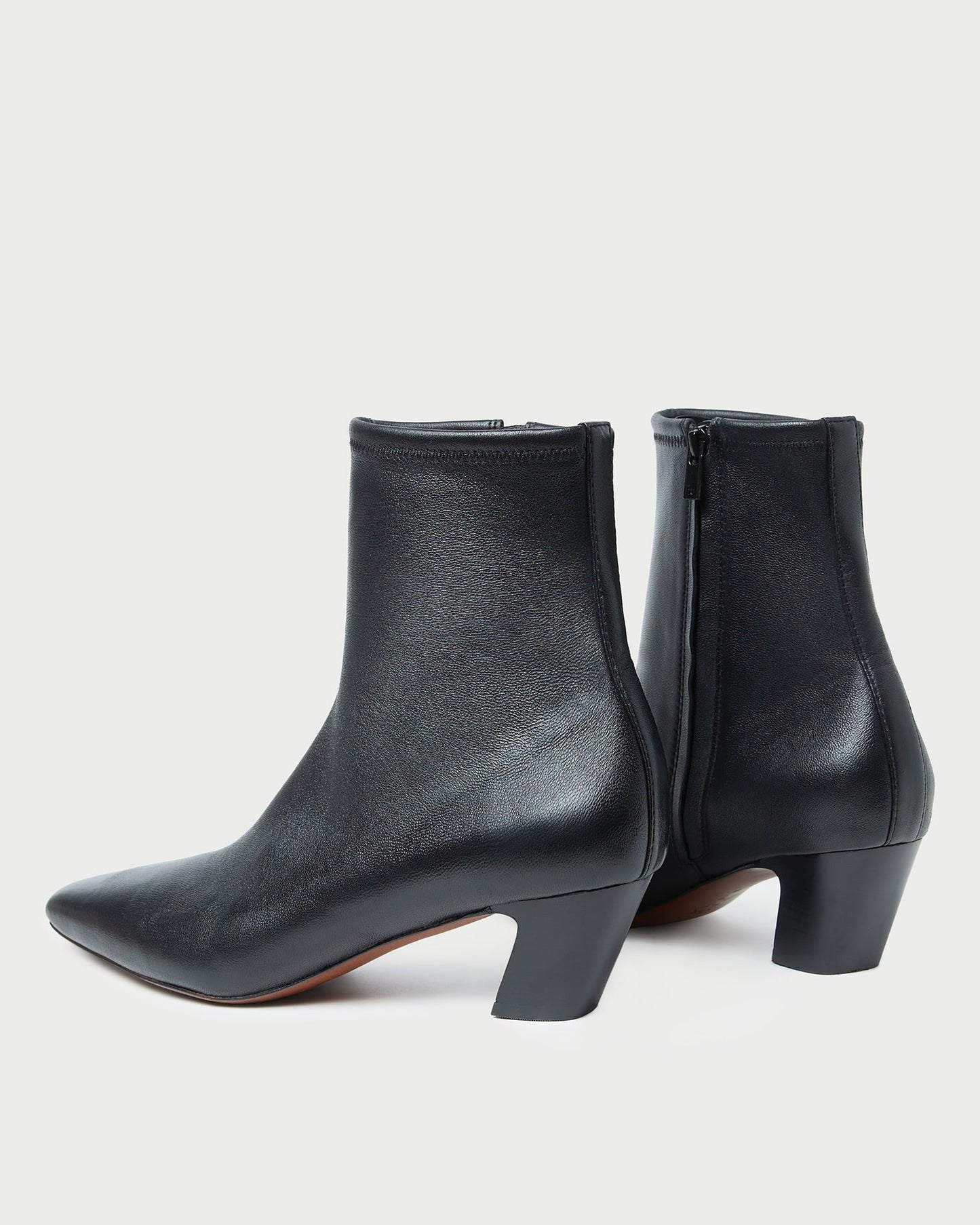 Doria Black Leather Ankle Boot | Loeffler Randall Women