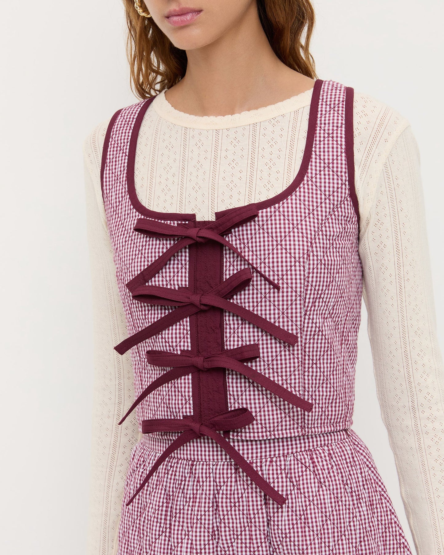 Callista Tie-Front Vest | Loeffler Randall Women