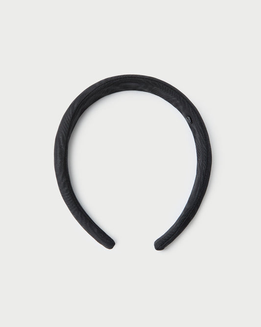Marina Black Moiré Puffy Headband | Loeffler Randall Women