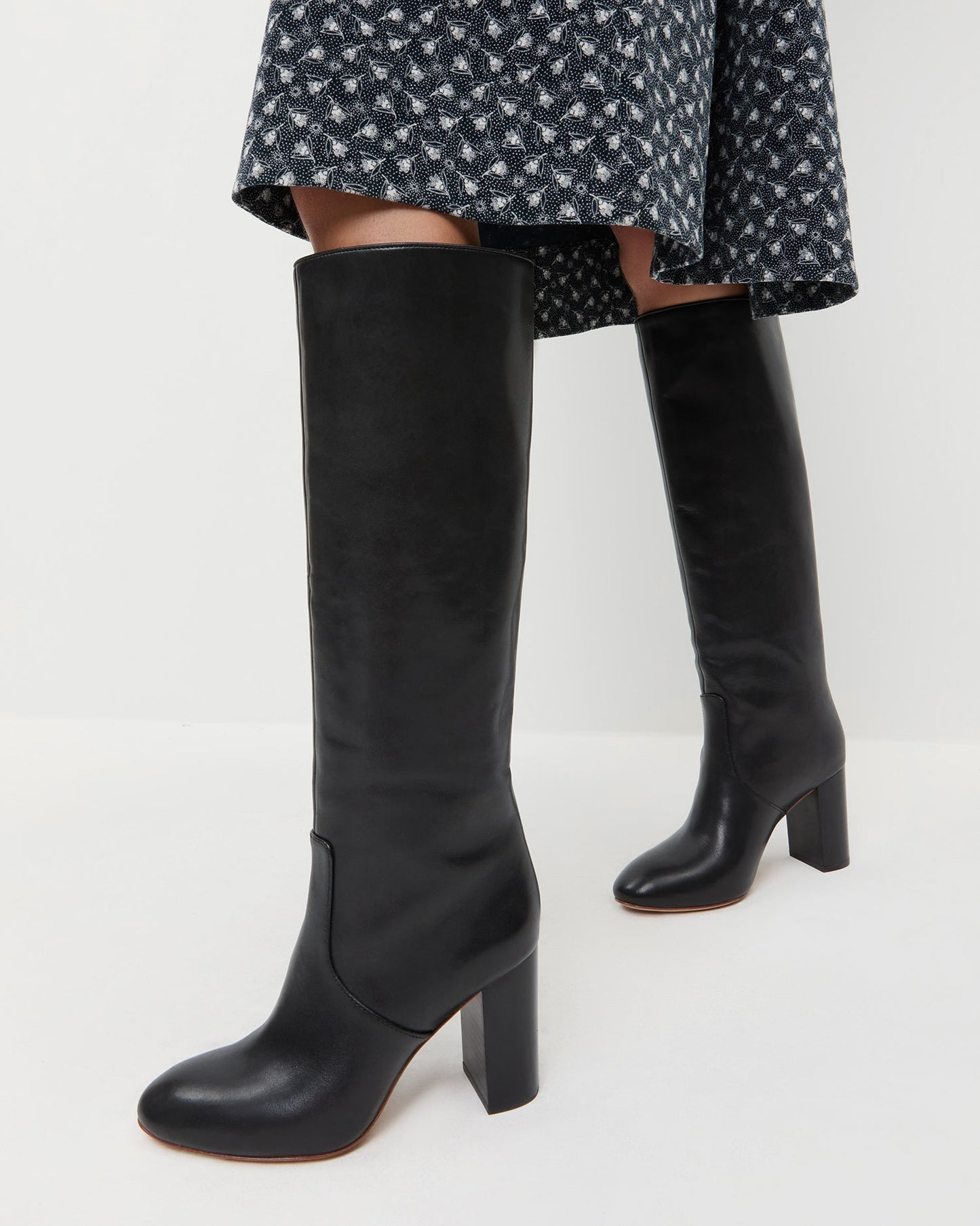 Goldy Black Leather Tall Boot | Loeffler Randall Women