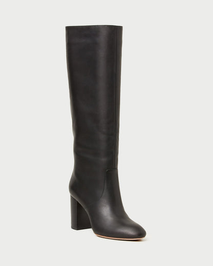 Goldy Black Leather Tall Boot | Loeffler Randall Women