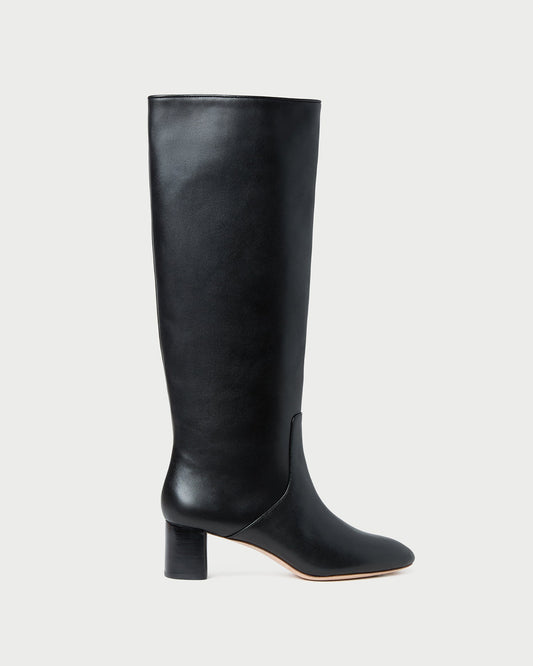 Gia Black Leather Tall Boot | Loeffler Randall Women