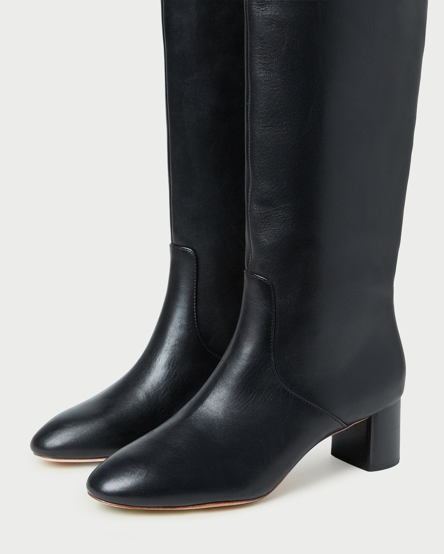 Gia Black Leather Tall Boot | Loeffler Randall Women