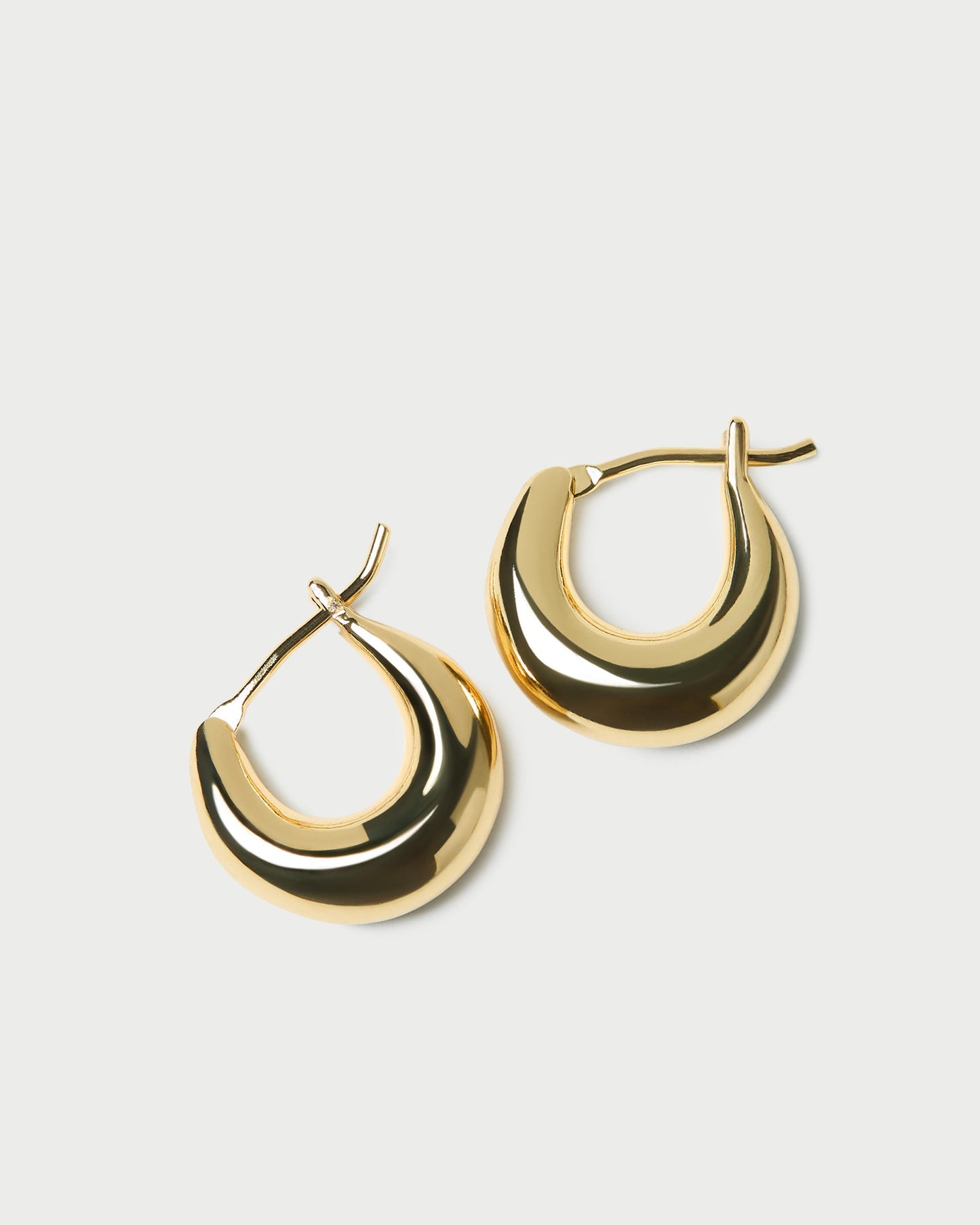 Adeline Gold Mini Dome Hoop Earring | Loeffler Randall Women