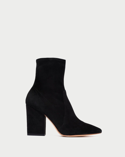 Isla Black Suede Ankle Bootie | Loeffler Randall Women
