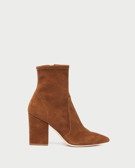 Isla Cacao Suede Ankle Bootie | Loeffler Randall Women