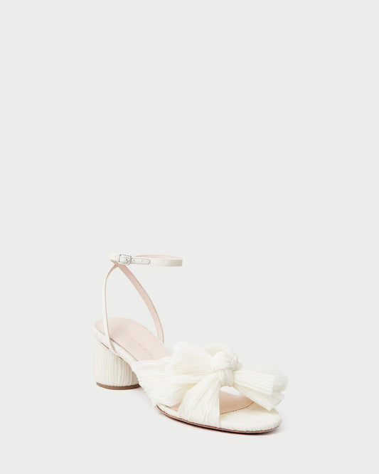 Dahlia Pearl Pleated Bow Heel | Loeffler Randall Women
