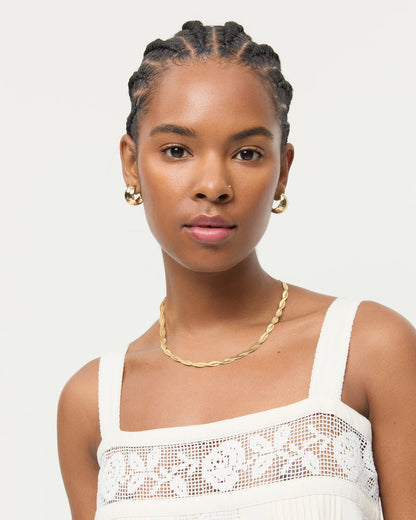 Kennedy Gold Twisted Chain Necklace | Loeffler Randall Women