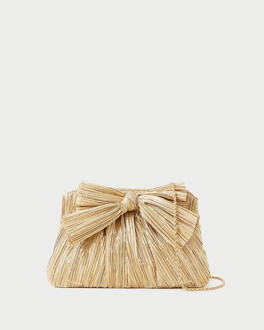 Rayne Gold Bow Clutch | Loeffler Randall Women