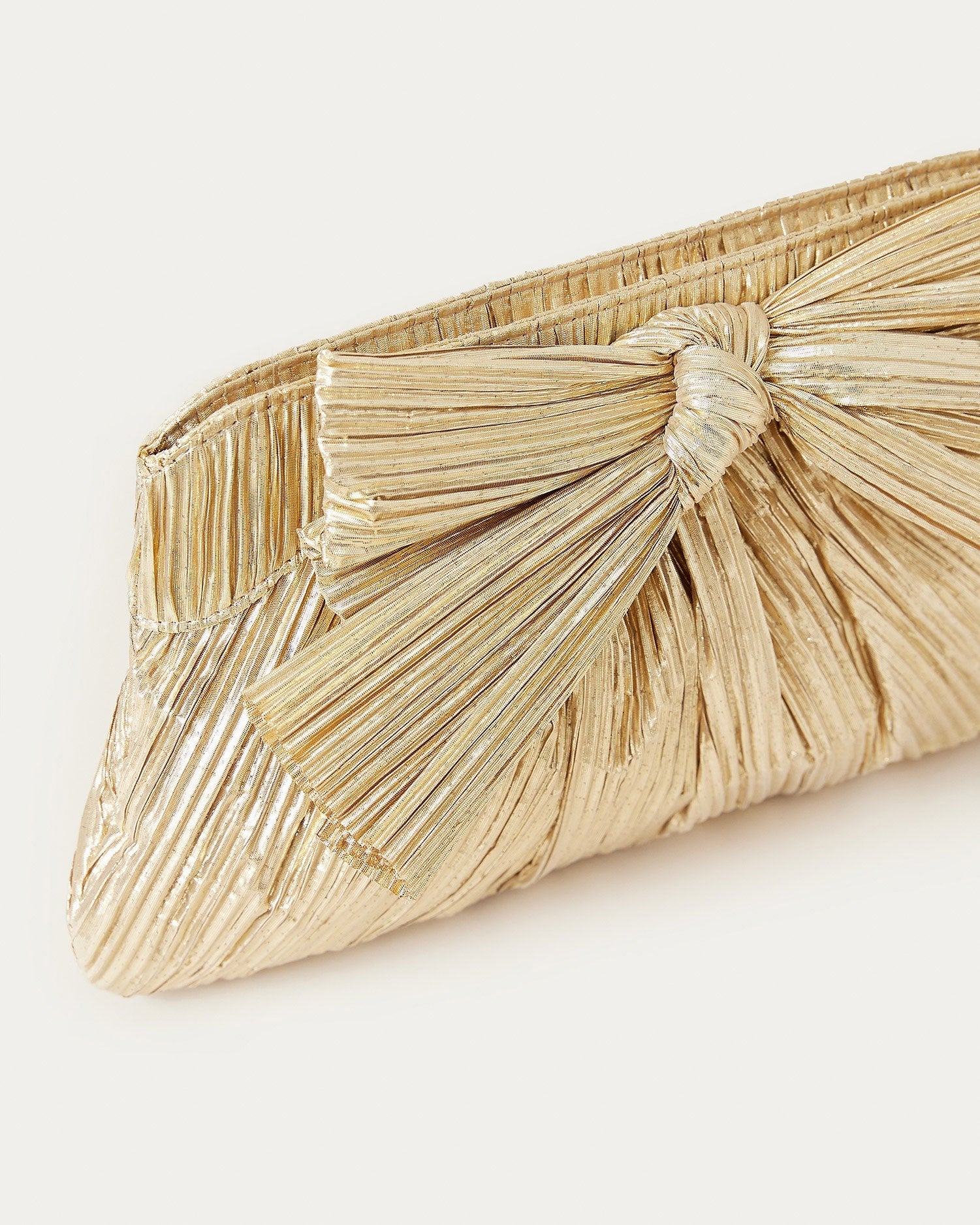 Rayne Gold Bow Clutch | Loeffler Randall Women