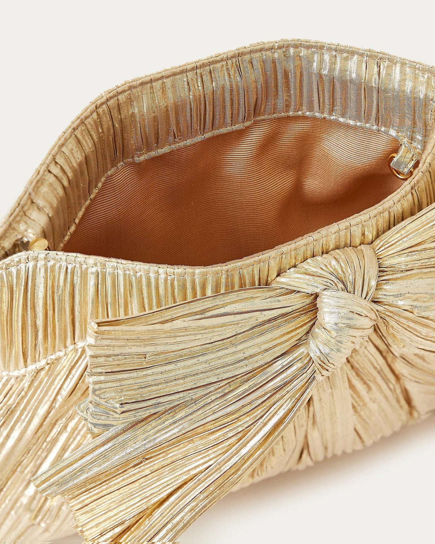 Rayne Gold Bow Clutch | Loeffler Randall Women