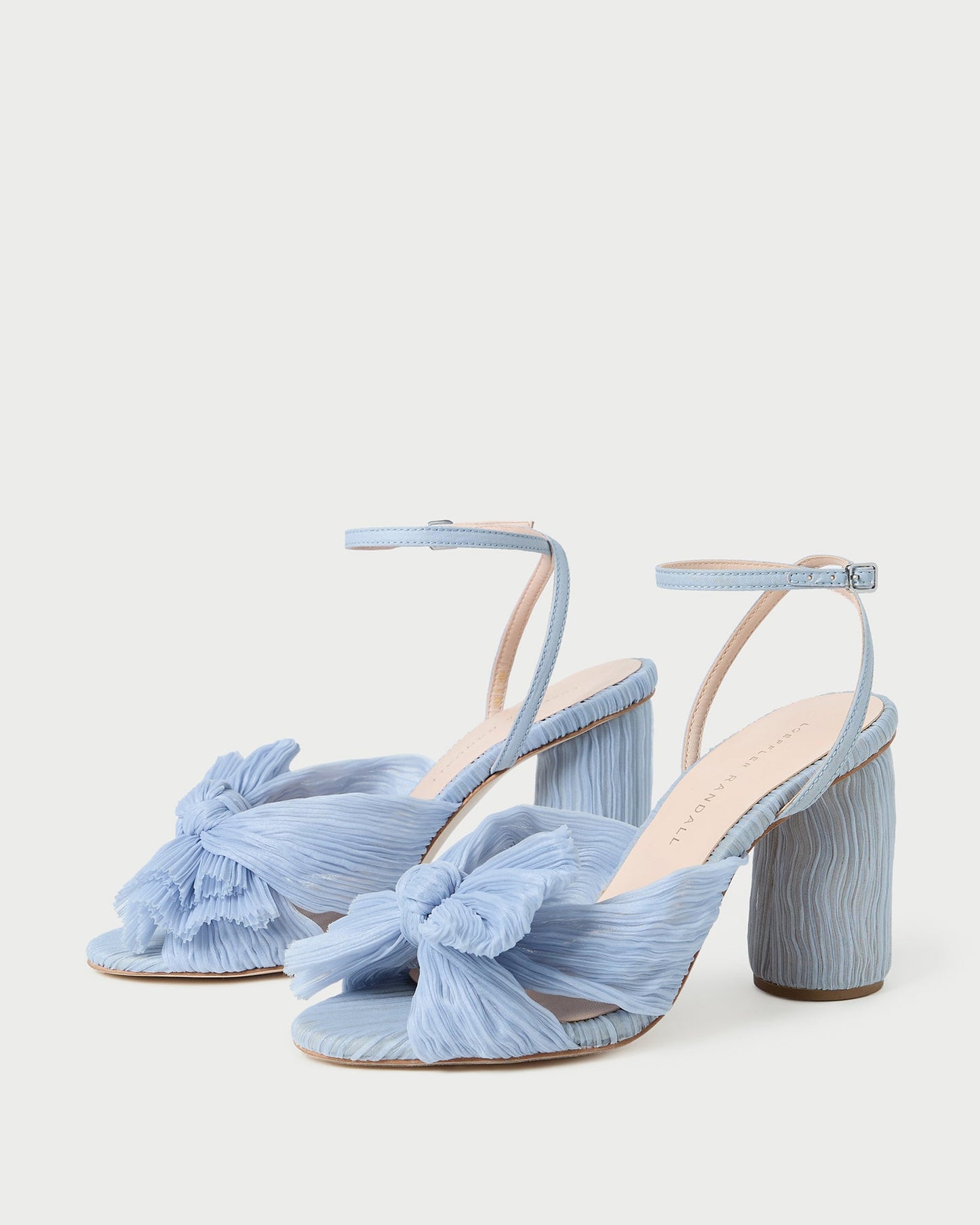 Camellia Blue Pleated Bow Heel | Loeffler Randall Women