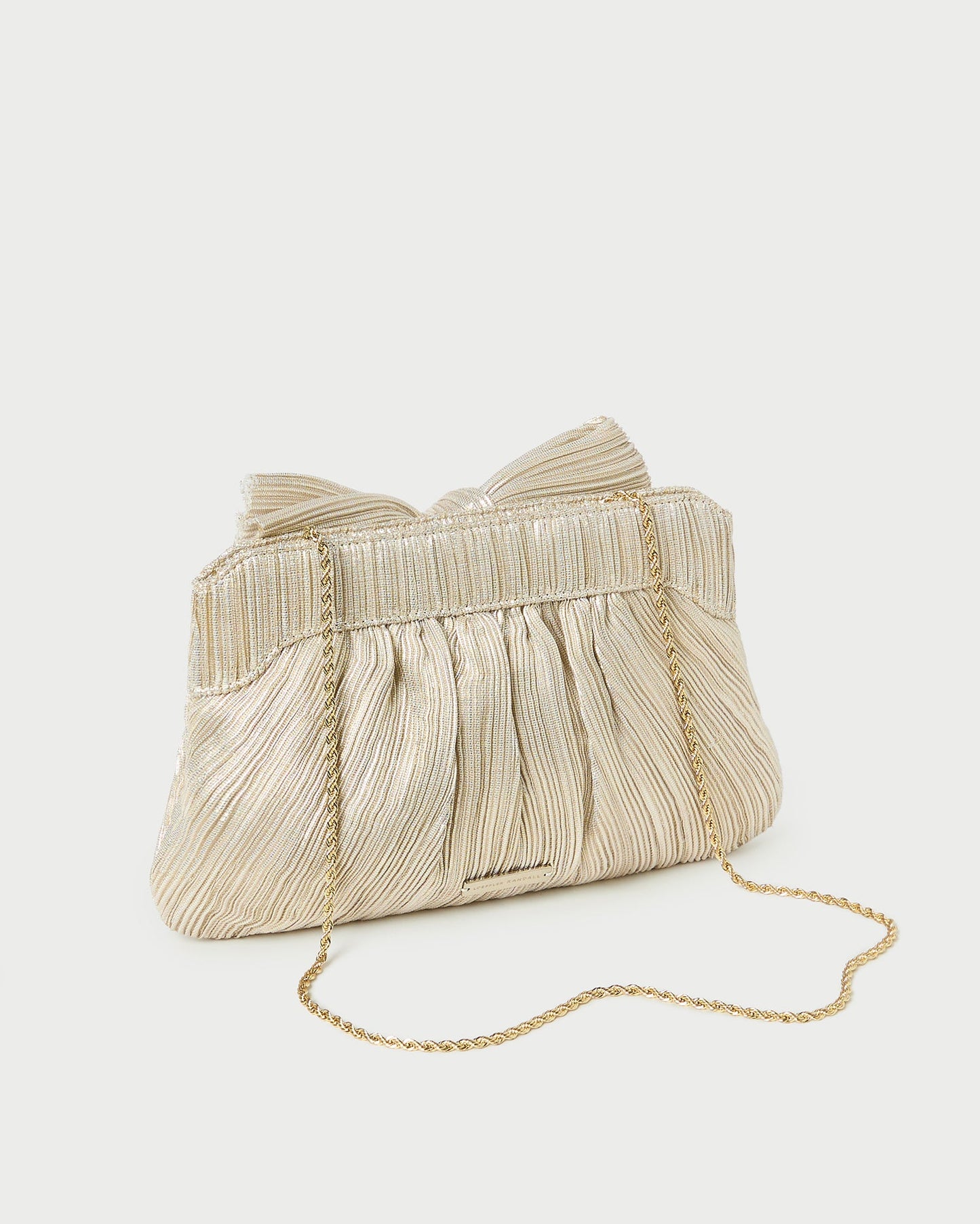 Rayne Platinum Bow Clutch | Loeffler Randall Women