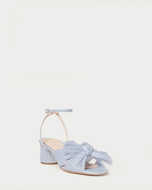 Dahlia Blue Pleated Bow Heel | Loeffler Randall Women