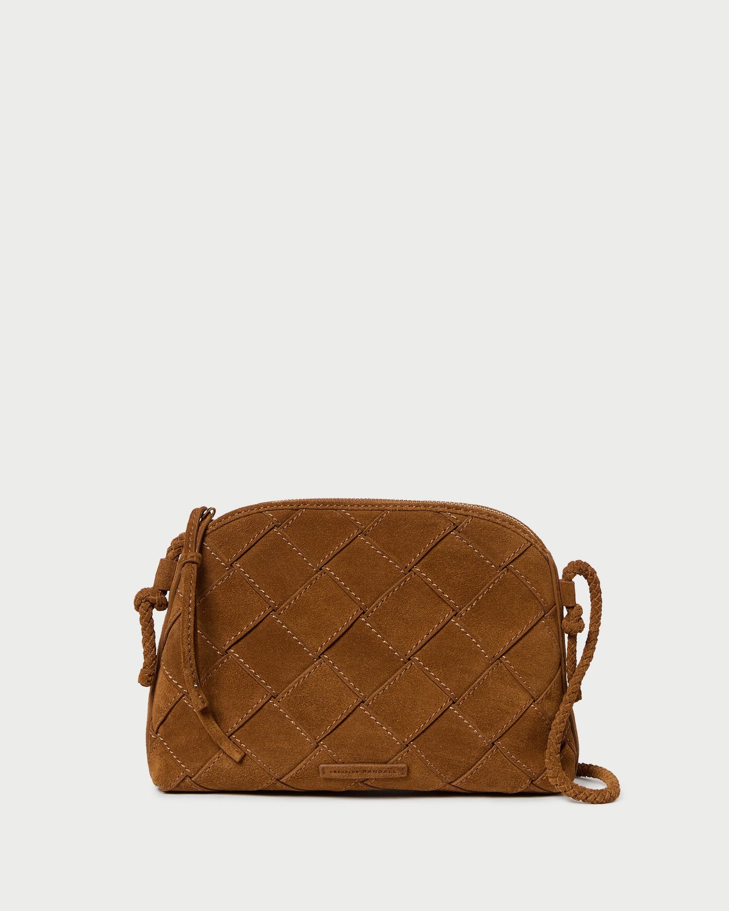 Mallory Cacao Woven Suede Crossbody | Loeffler Randall Women