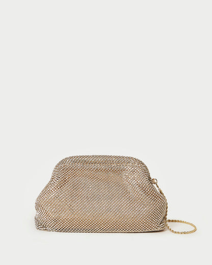 Doreen Gold Diamanté Frame Pouch | Loeffler Randall Women