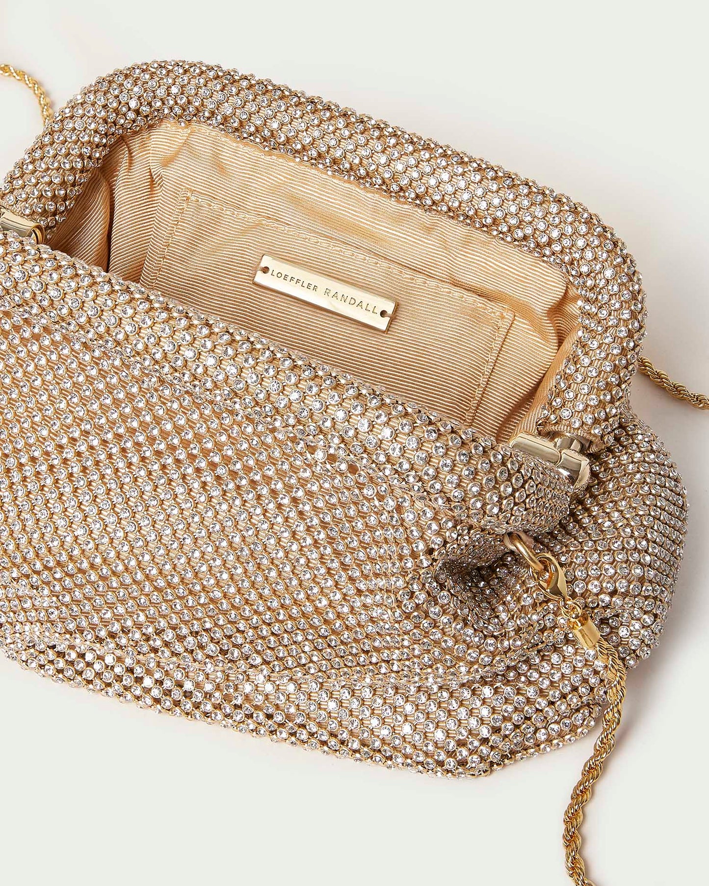 Doreen Gold Diamanté Frame Pouch | Loeffler Randall Women
