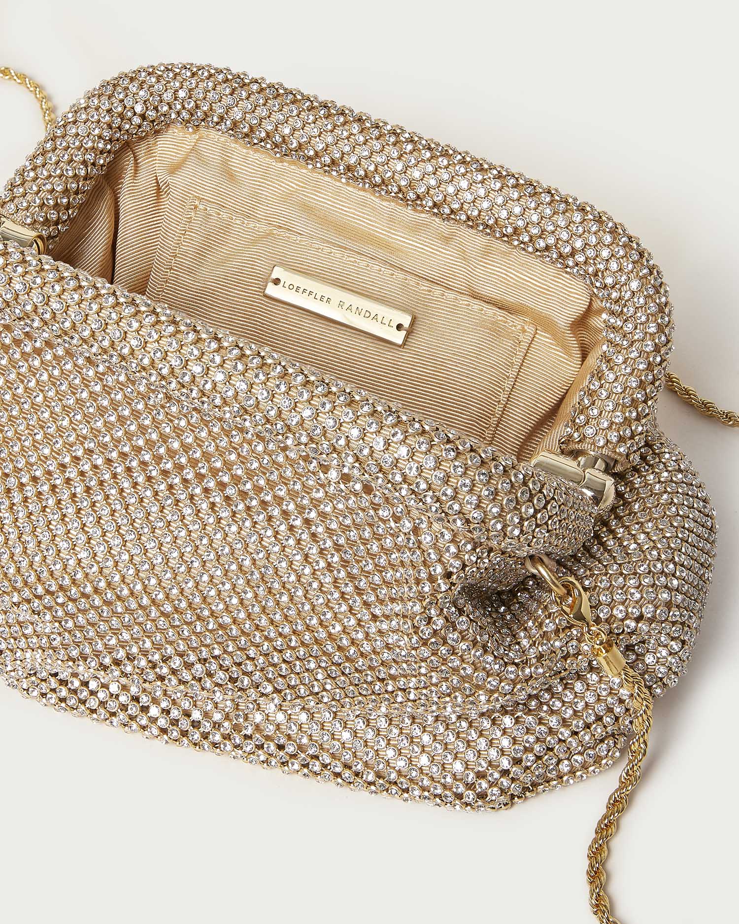 Doreen Gold Diamanté Frame Pouch | Loeffler Randall Women