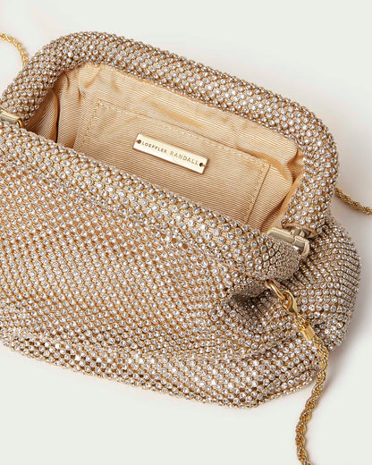 Doreen Gold Diamanté Frame Pouch | Loeffler Randall Women