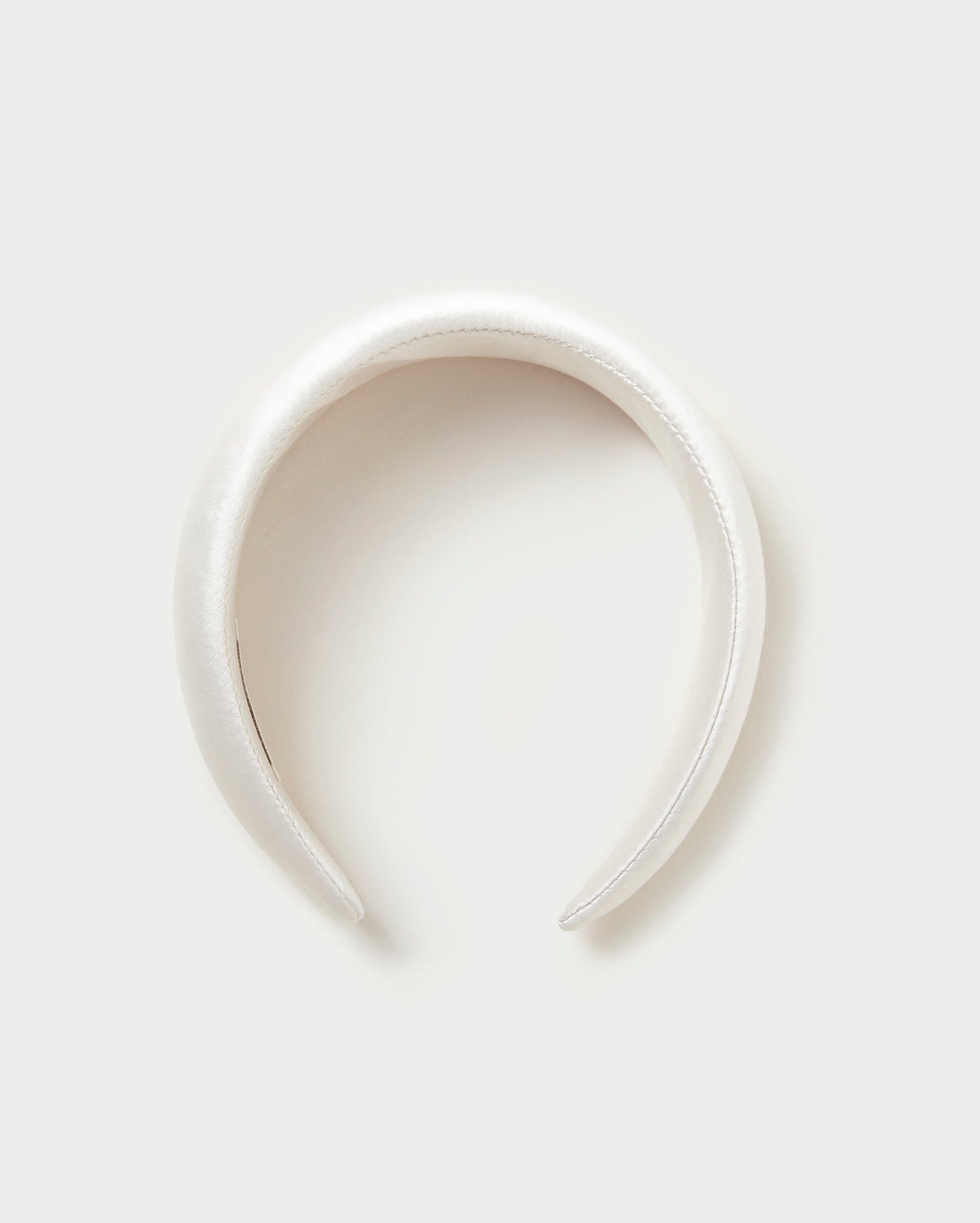 Bellamy Cream Satin Headband | Loeffler Randall Women