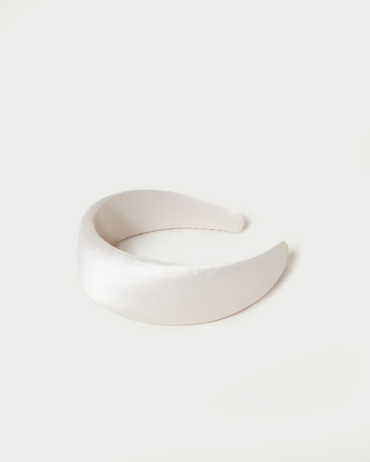 Bellamy Cream Satin Headband | Loeffler Randall Women