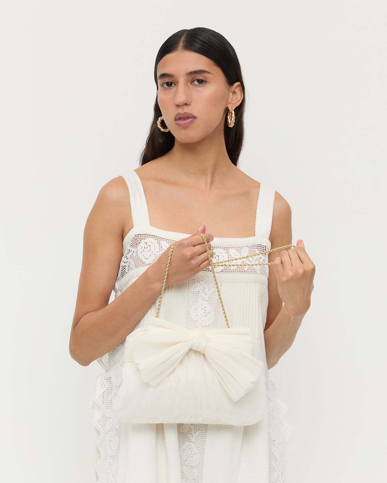 Rayne Pearl Bow Clutch | Loeffler Randall Women