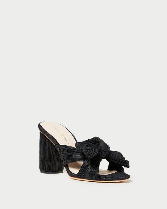 Penny Black Pleated Bow Heel | Loeffler Randall Women