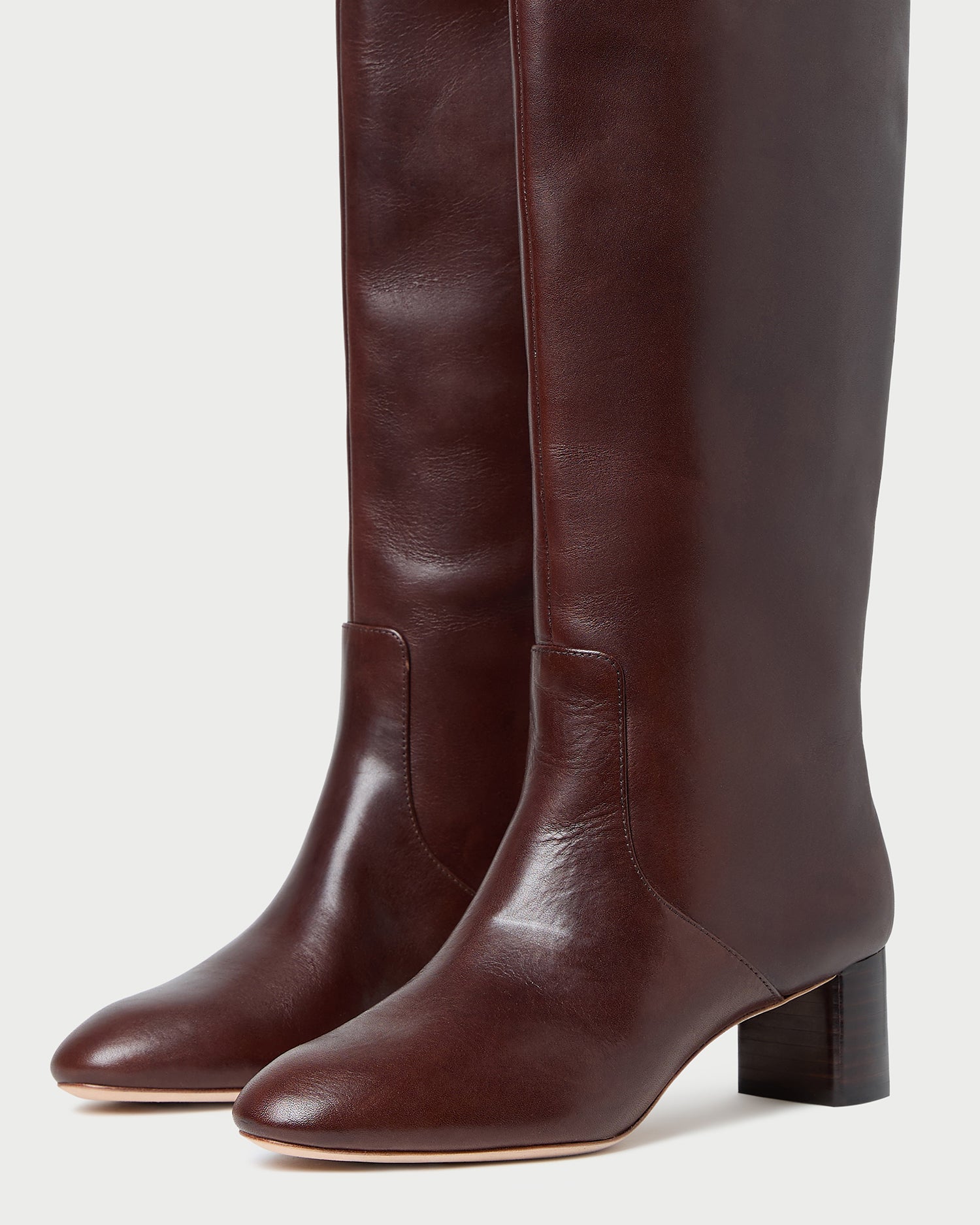 Gia Espresso Leather Tall Boot | Loeffler Randall Women