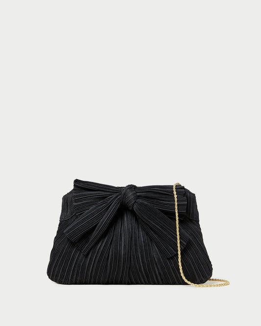 Rayne Black Bow Clutch | Loeffler Randall Women