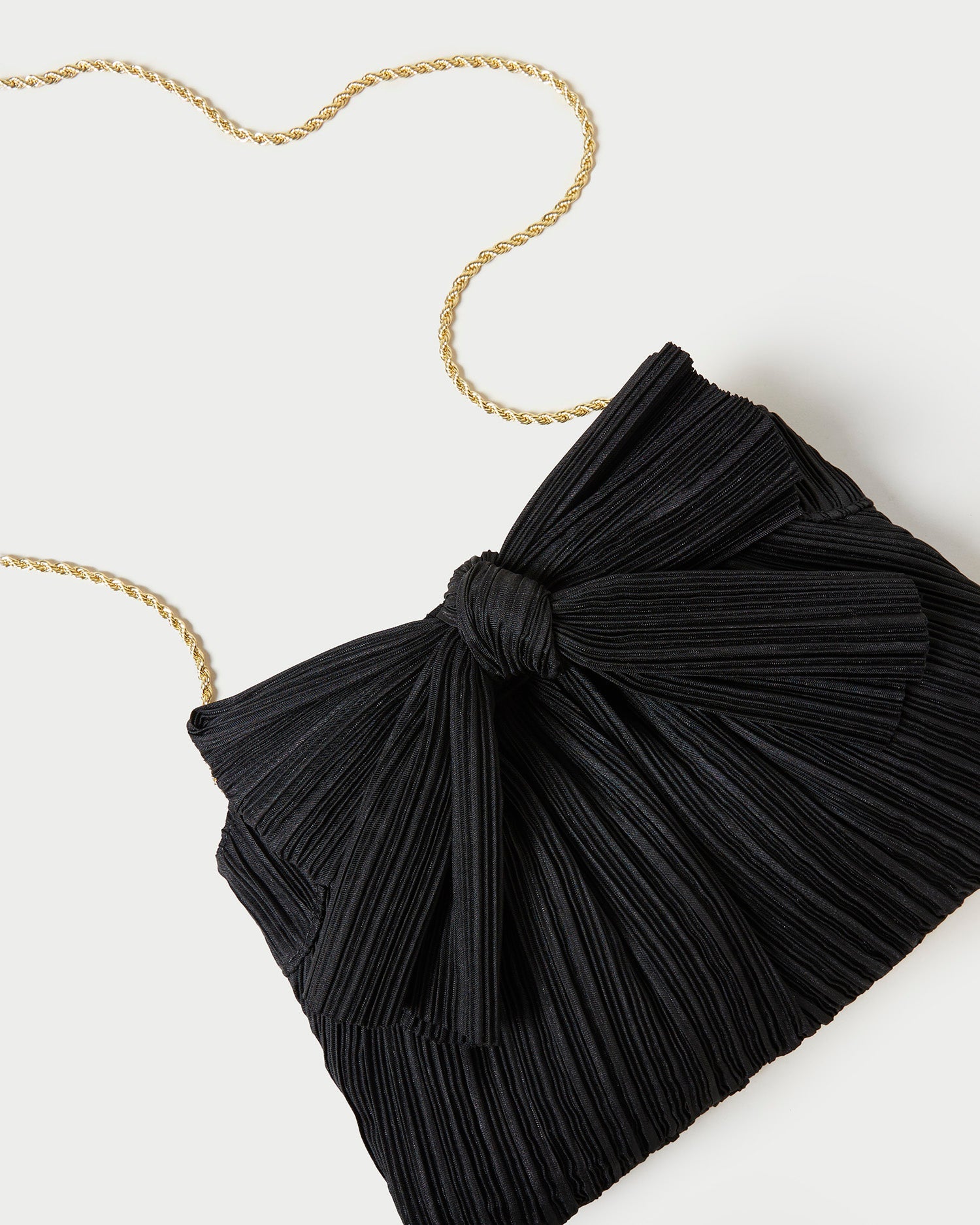 Rayne Black Bow Clutch | Loeffler Randall Women