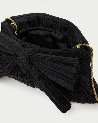 Rayne Black Bow Clutch | Loeffler Randall Women