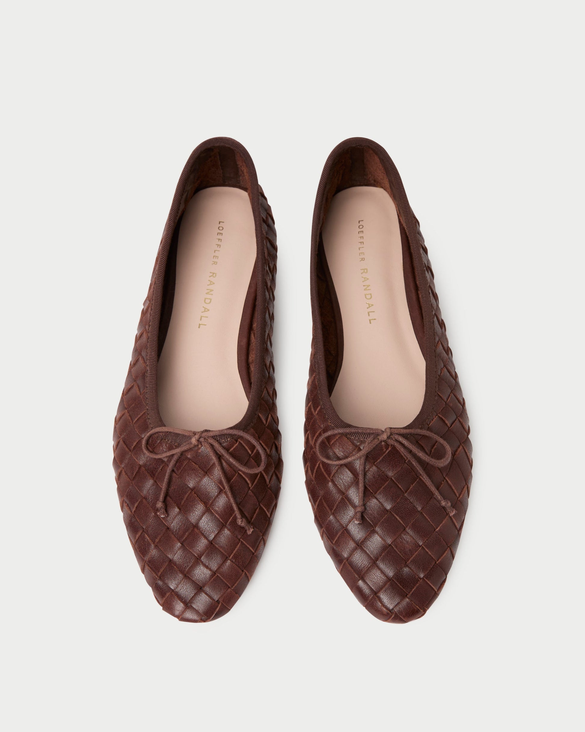 Landry Chocolate Woven Ballet Flat | Loeffler Randall Women