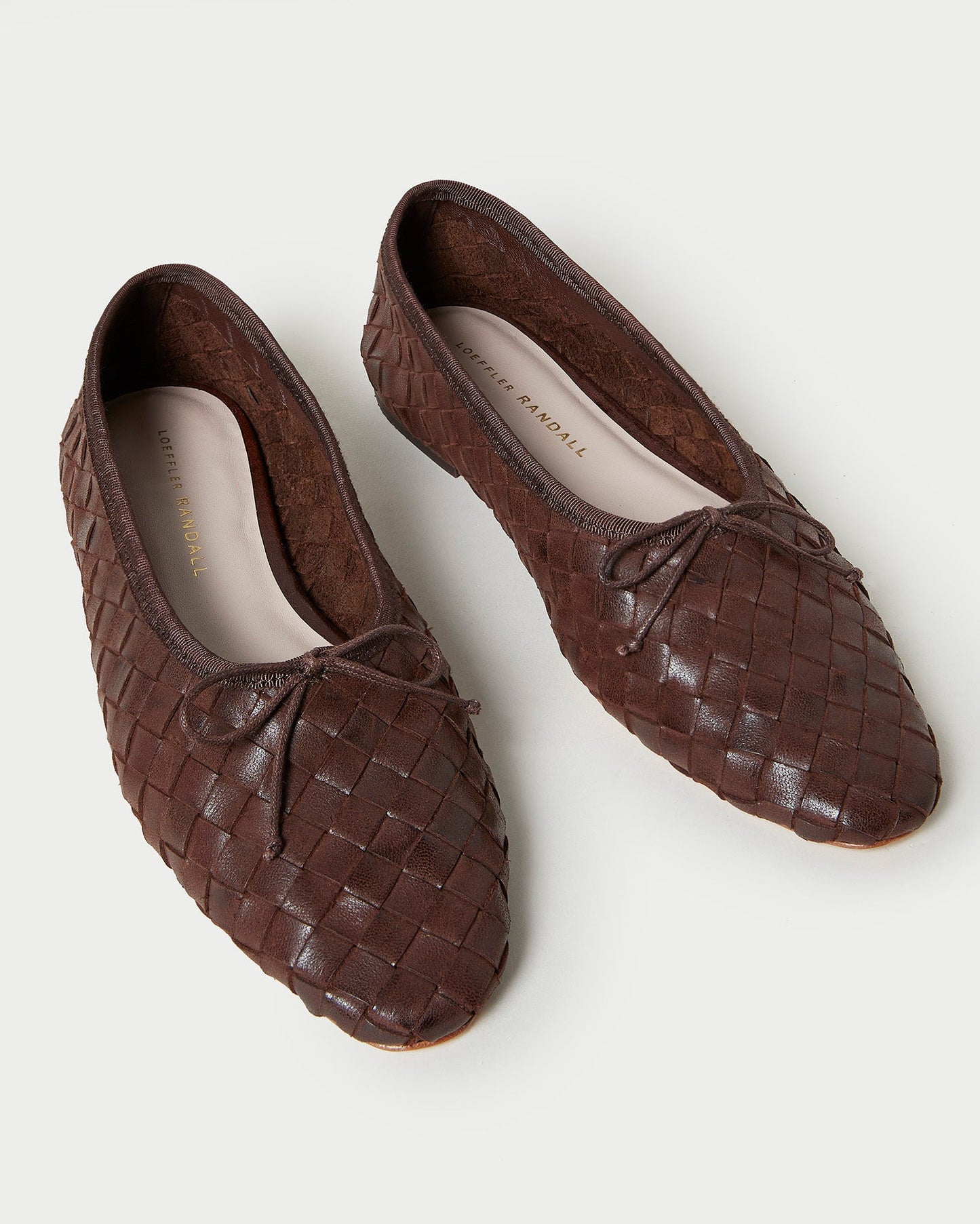 Landry Chocolate Woven Ballet Flat | Loeffler Randall Women