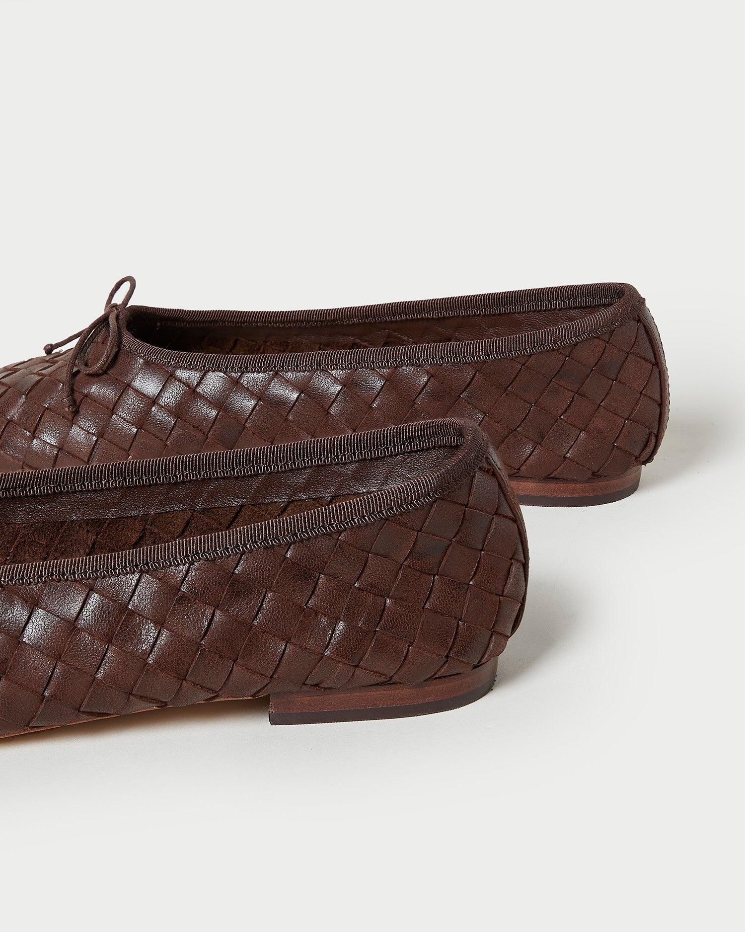 Landry Chocolate Woven Ballet Flat | Loeffler Randall Women